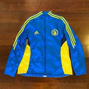 adidas boston athletic association 117th boston marathon running track jacket